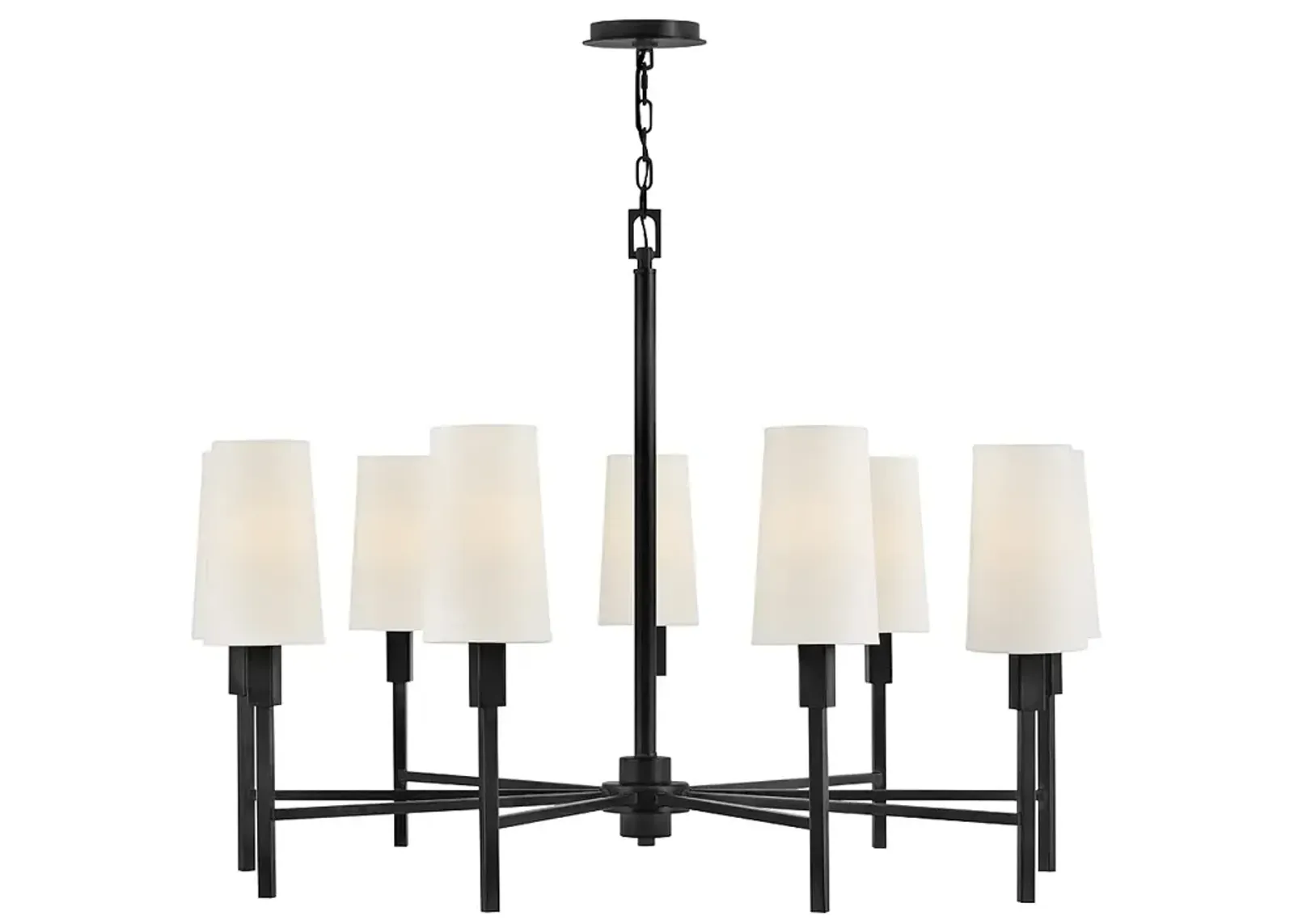 Hinkley Chandelier Fenwick Large Chandelier Black