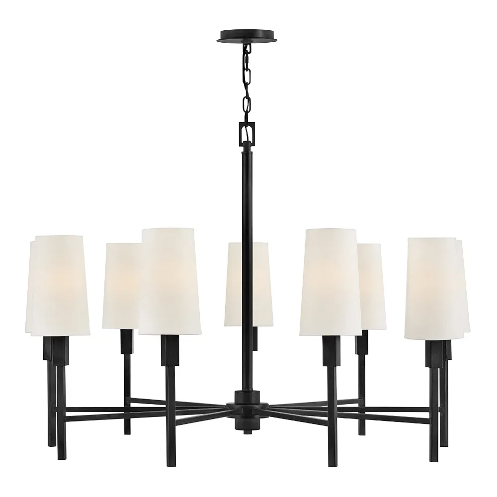 Hinkley Chandelier Fenwick Large Chandelier Black