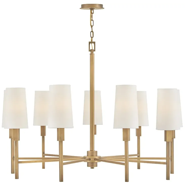 Hinkley Chandelier Fenwick Large Chandelier Heritage Brass