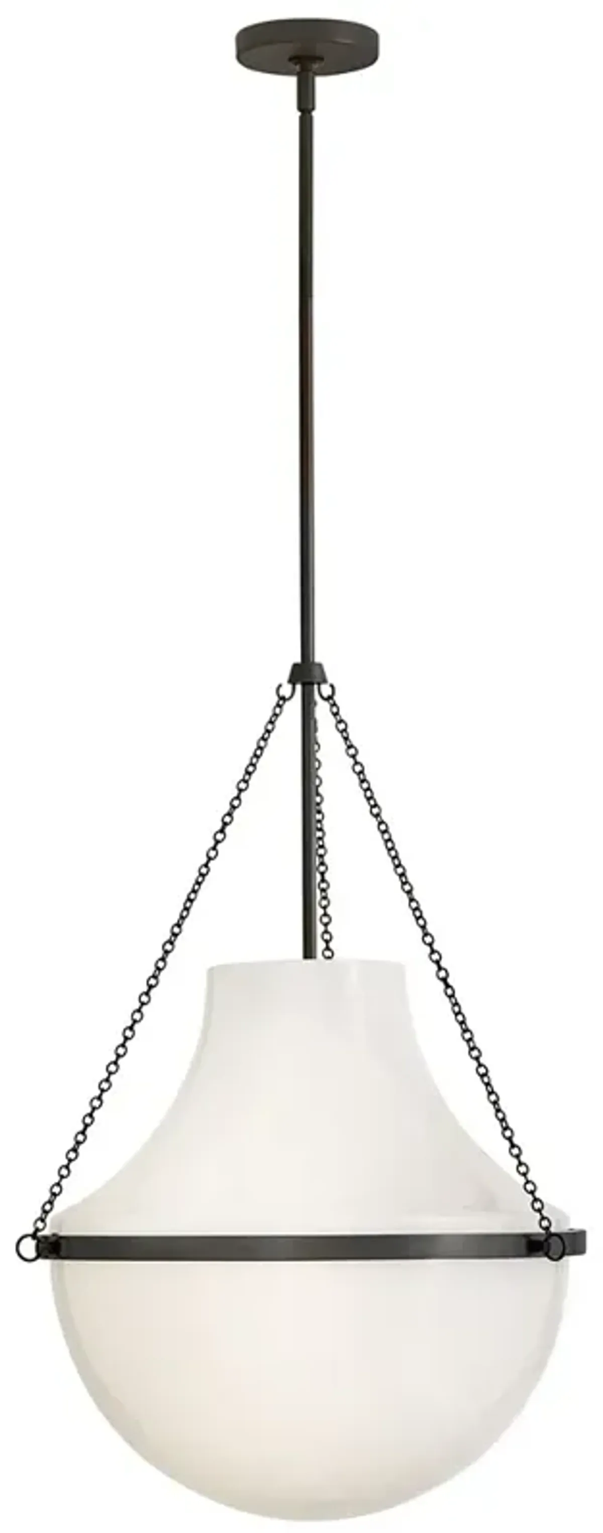 Hinkley Collins 20" Wide Black Oxide Teardrop Pendant Light