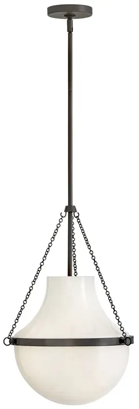 Hinkley Pendant Collins Medium Pendant Black Oxide