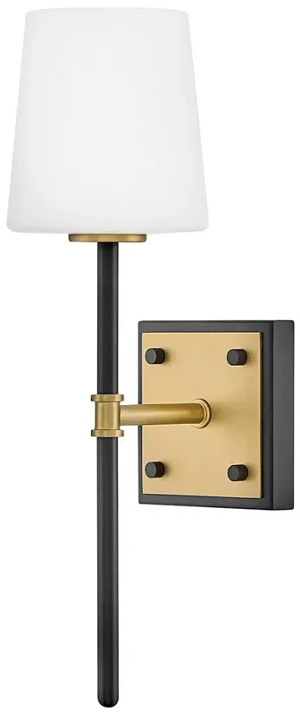 Hinkley Sconce Saunders Medium Sconce Black