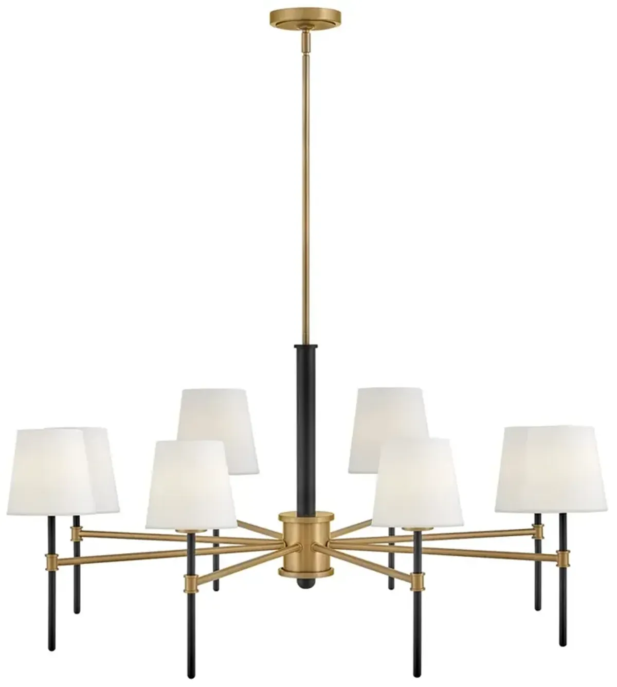 Hinkley Chandelier Saunders Large Chandelier Black