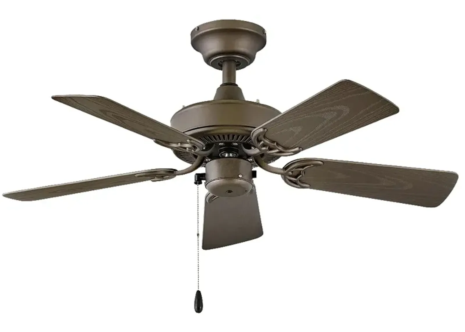 36" Hinkley Cabana Bronze 5-Blade Damp Rated Pull Chain Ceiling Fan