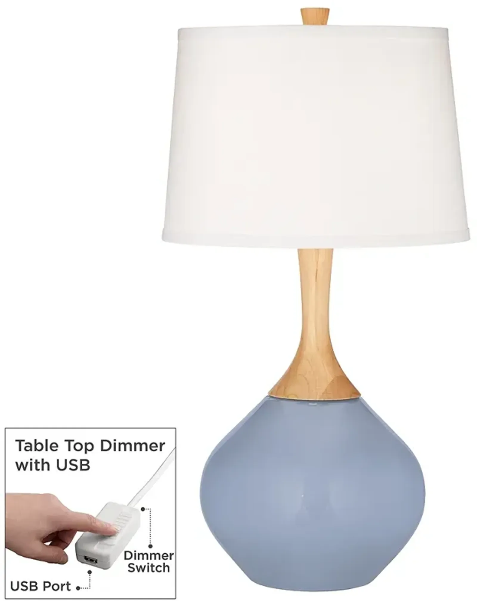 Blue Sky Wexler Table Lamp with Dimmer