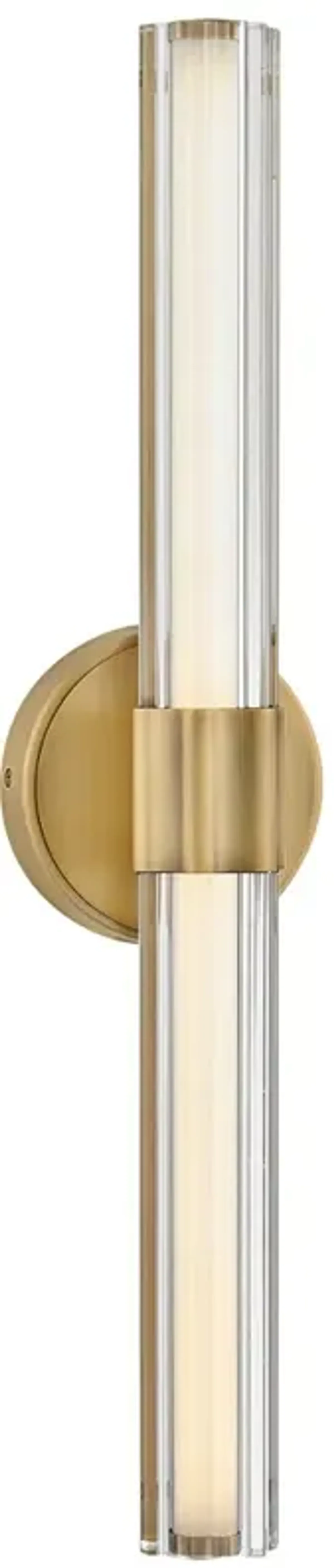 Hinkley Georgette 24" High Lacquered Brass LED Wall Sconce