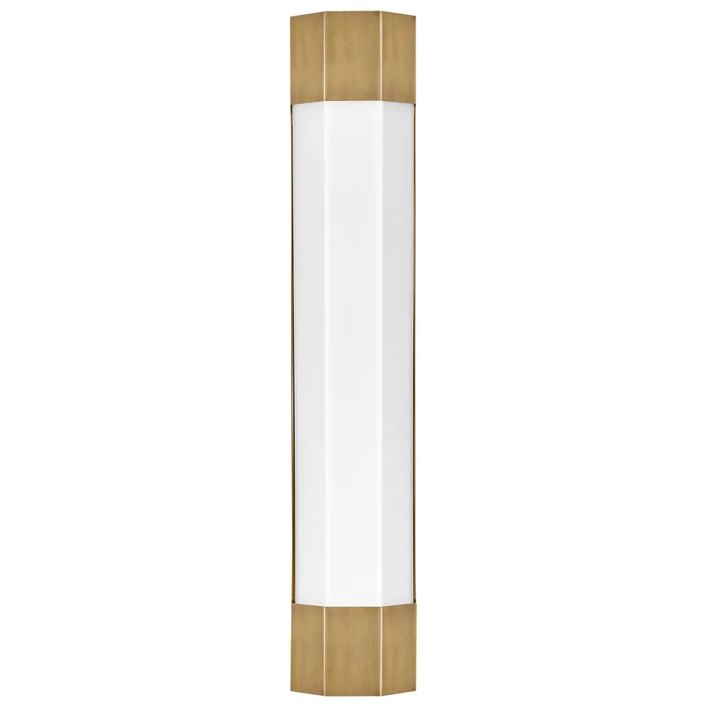 Hinkley Facet 23 3/4" High Heritage Brass LED Wall Sconce