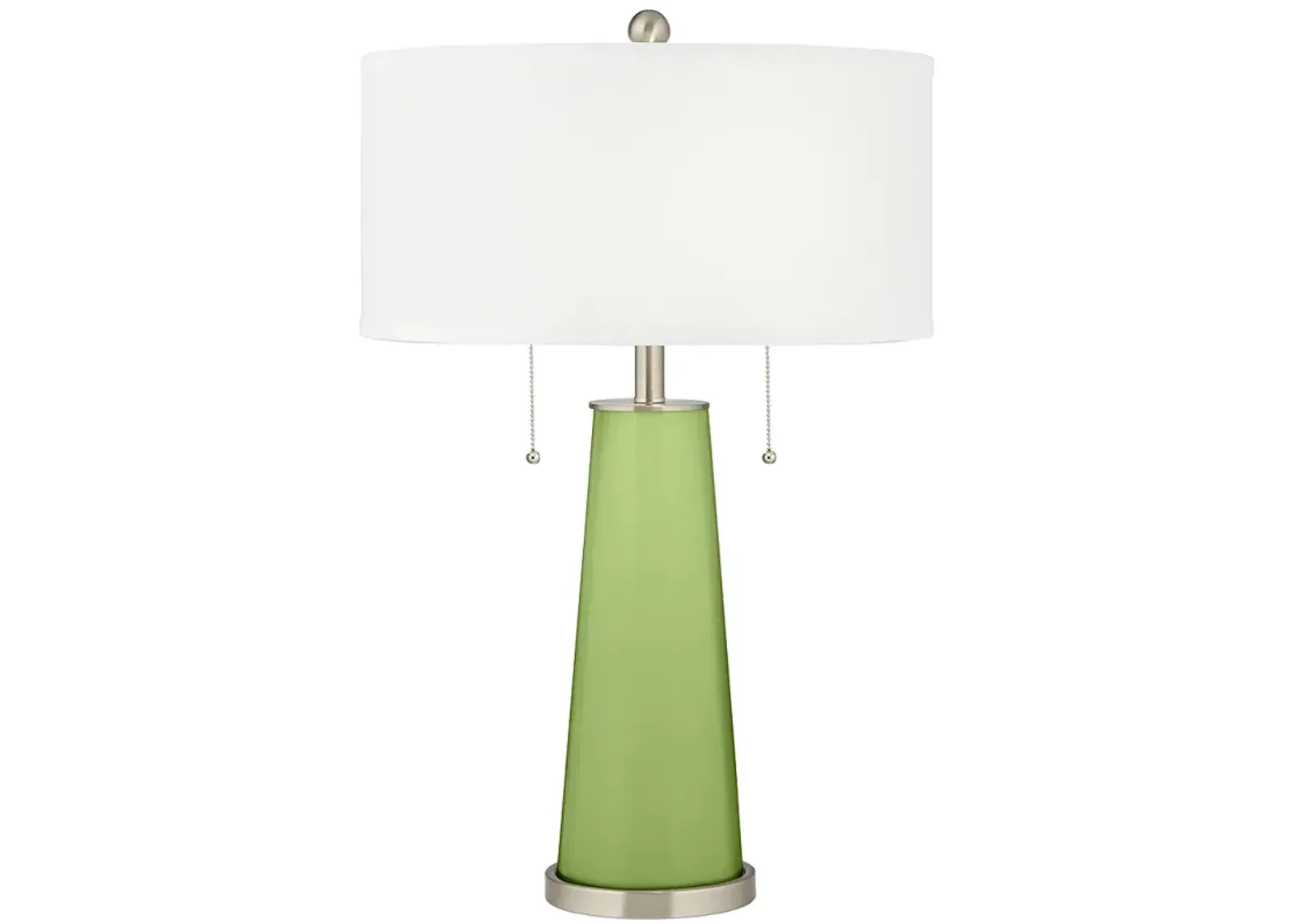 Color Plus Peggy 29 3/4" Lime Rickey Green Glass Table Lamp