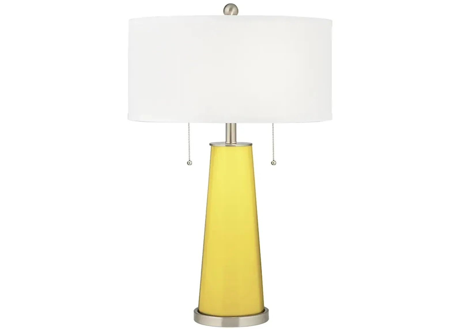 Lemon Twist Peggy Glass Table Lamp