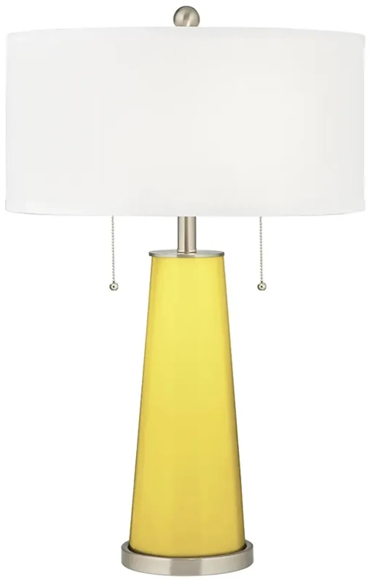 Lemon Twist Peggy Glass Table Lamp