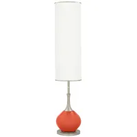 Daring Orange Jule Modern Floor Lamp