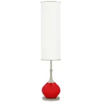 Bright Red Jule Modern Floor Lamp
