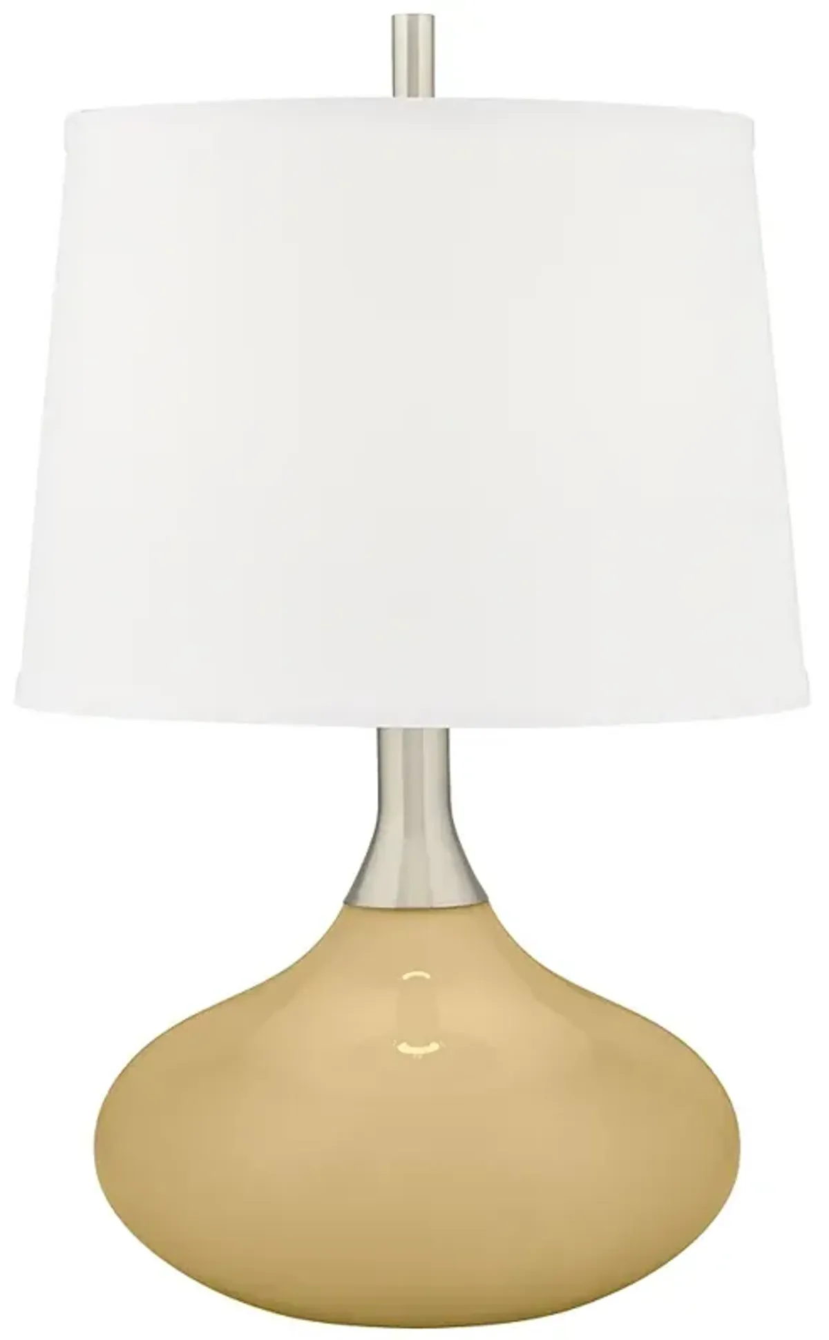 Color Plus Felix 24" Modern Humble Gold Table Lamp