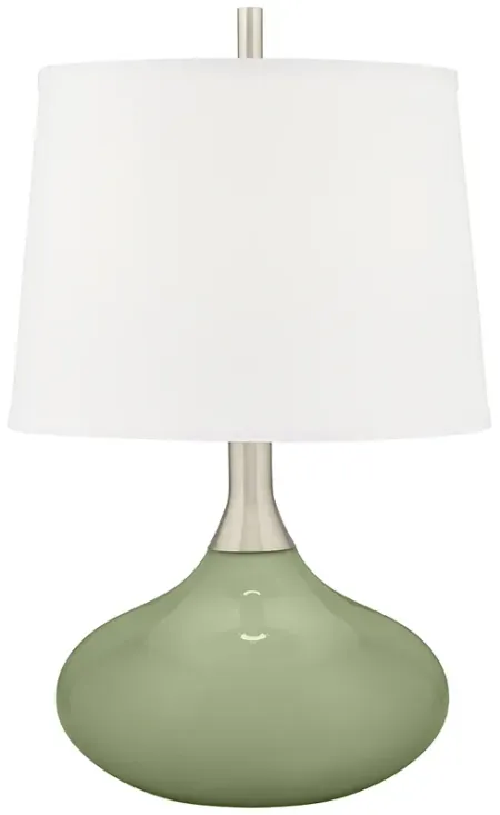 Majolica Green Felix Modern Table Lamp