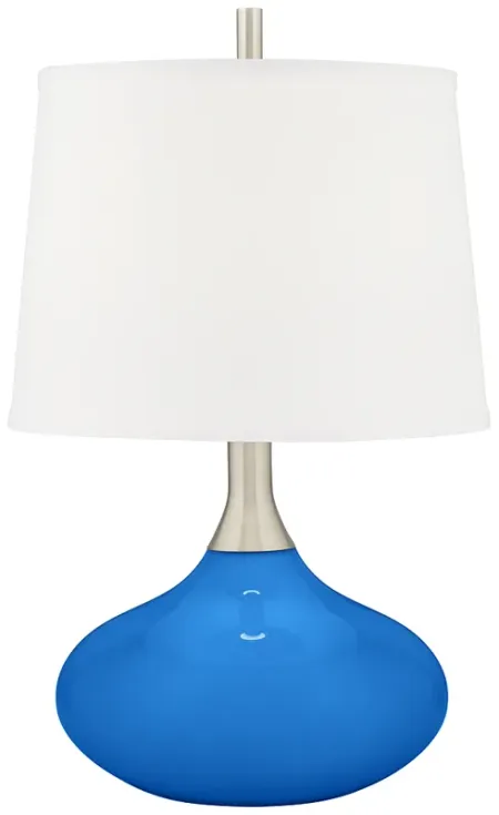 Royal Blue Felix Modern Table Lamp