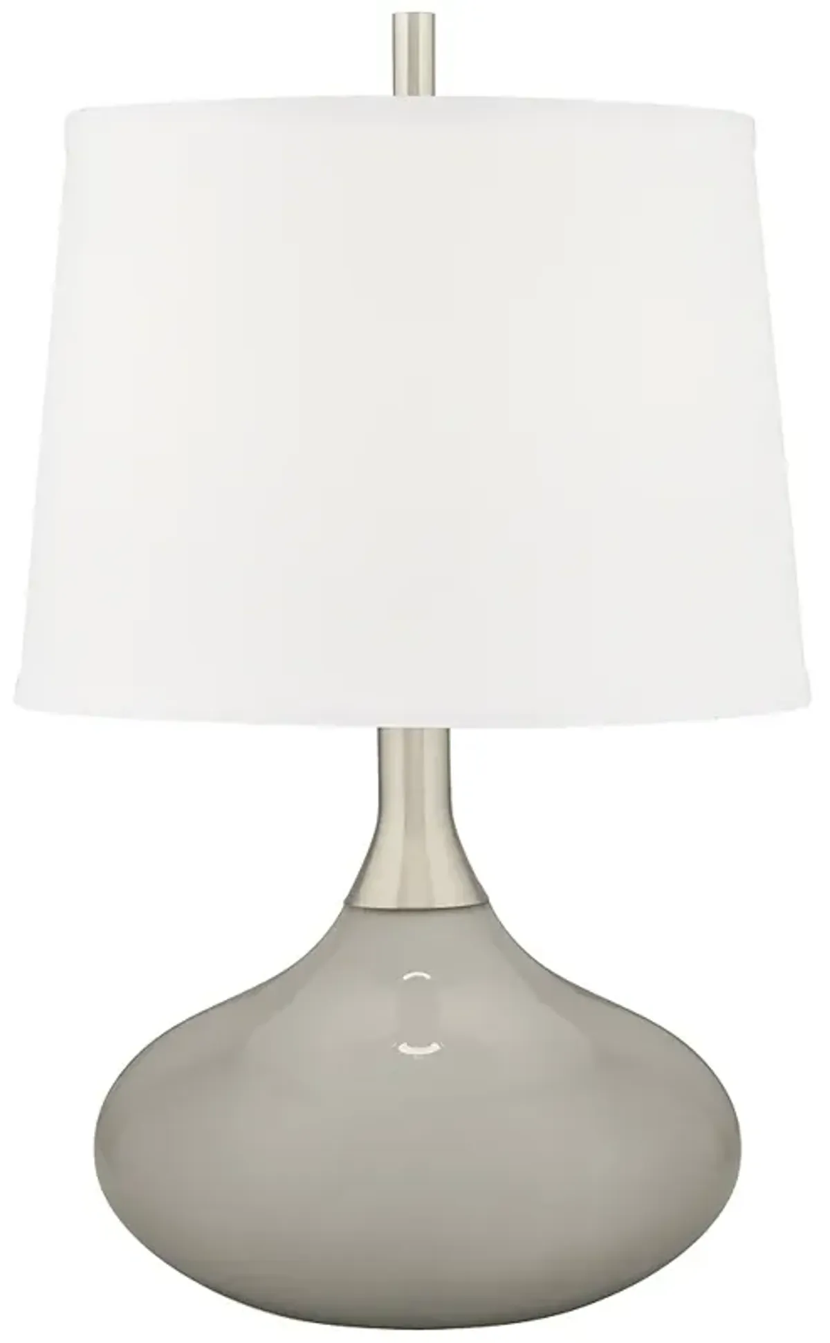 Requisite Gray Felix Modern Table Lamp