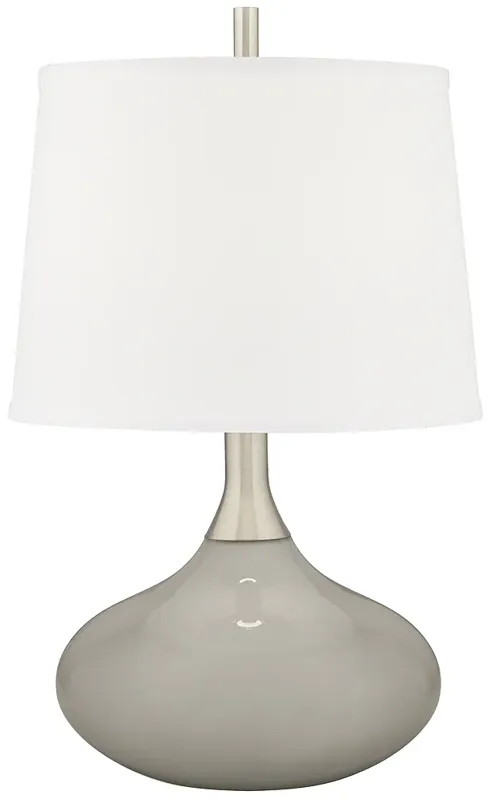 Requisite Gray Felix Modern Table Lamp