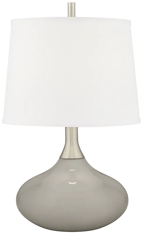 Requisite Gray Felix Modern Table Lamp