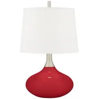 Ribbon Red Felix Modern Table Lamp