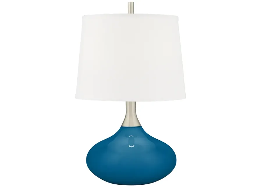 Mykonos Blue Felix Modern Table Lamp