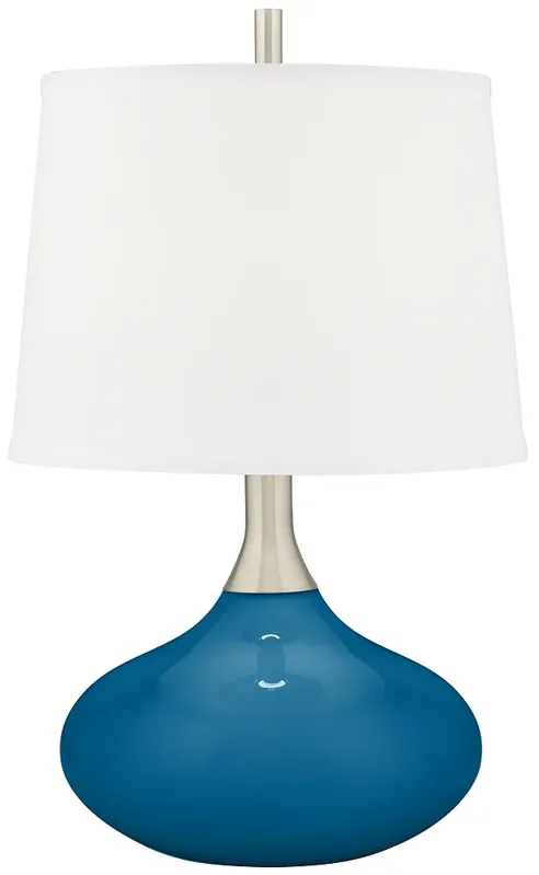 Mykonos Blue Felix Modern Table Lamp