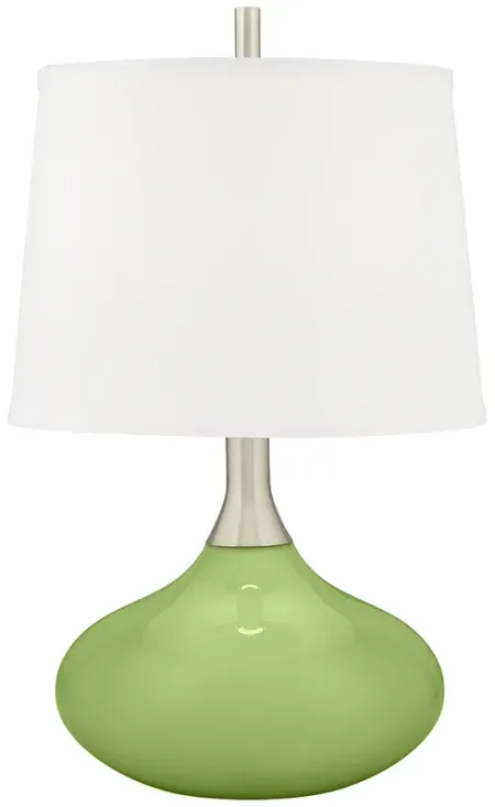 Color Plus Felix 24" High Lime Rickey Green Modern Table Lamp