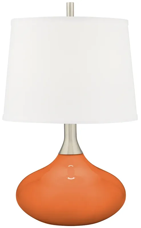 Celosia Orange Felix Modern Table Lamp