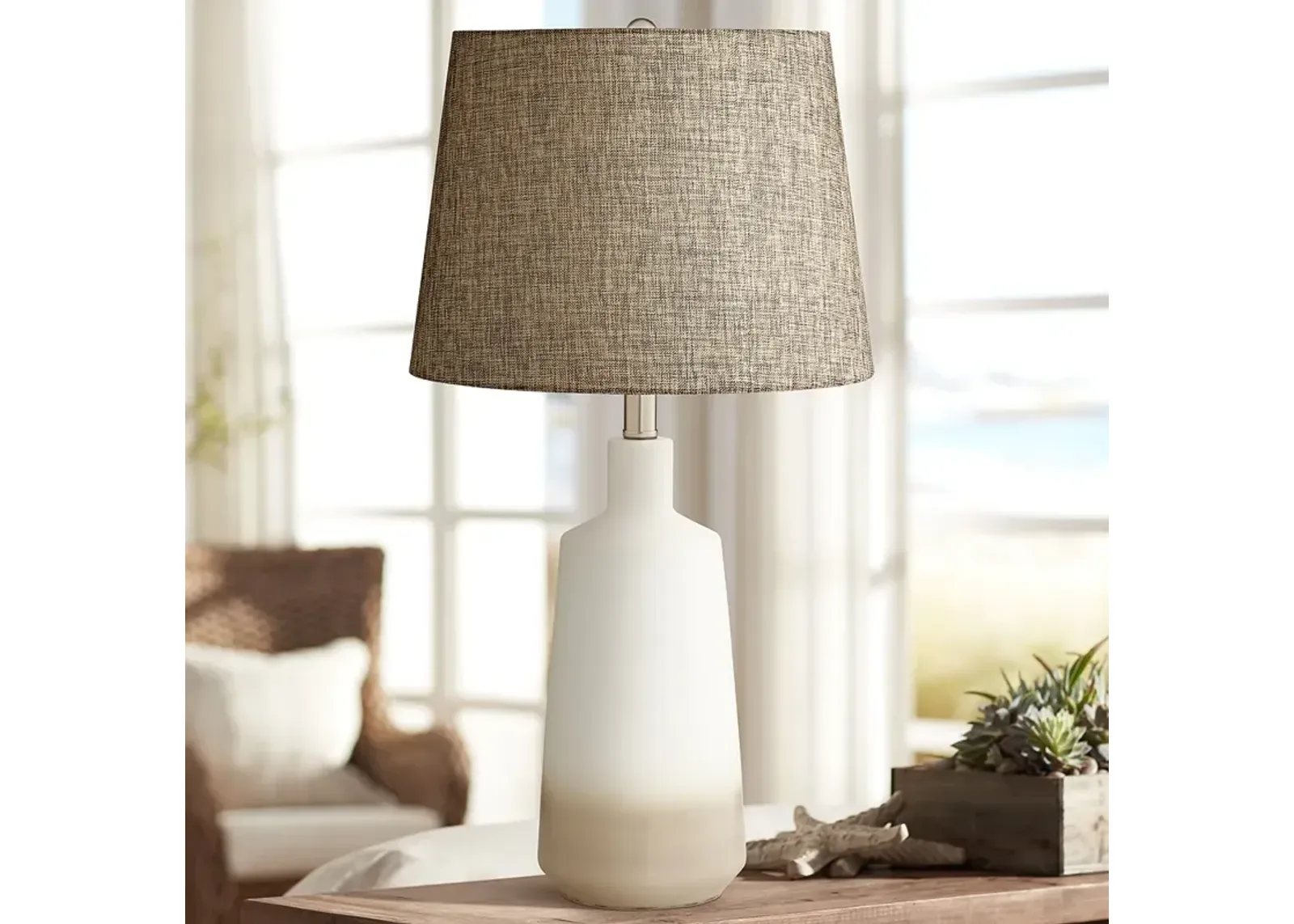 Pacific Coast Harlow 26 1/2" Modern Farmhouse Ceramic Table Lamp