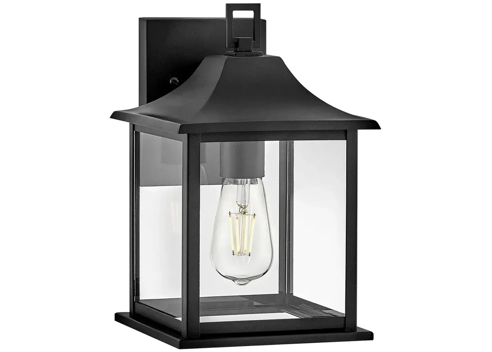 Lark Nolan Outdoor Small Wall Mount Lantern Black