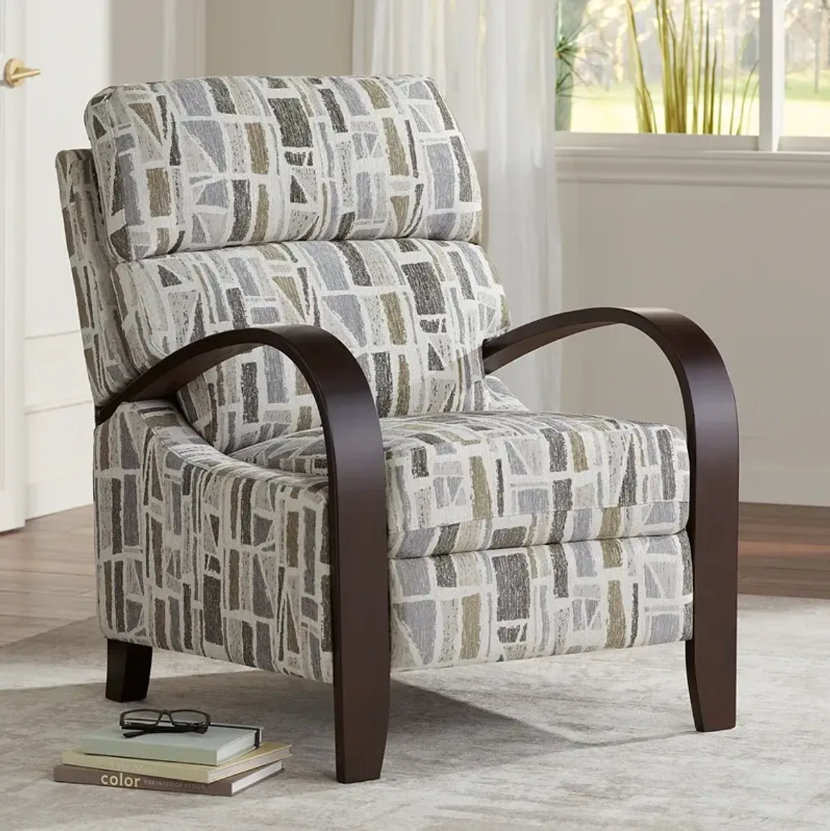 Cooper Zanzibar Sandstone Fabric 3-Way Recliner