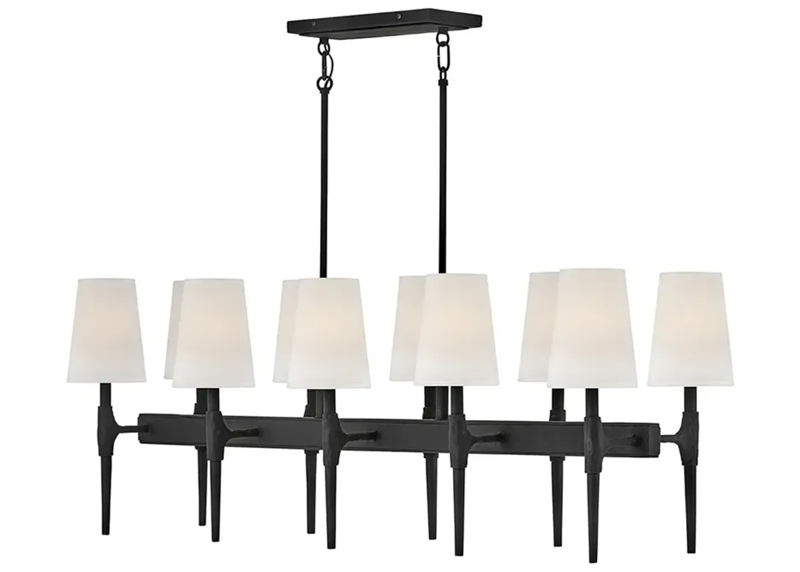 Beaumont 48" Wide Black Chandelier by Hinkley Lighting