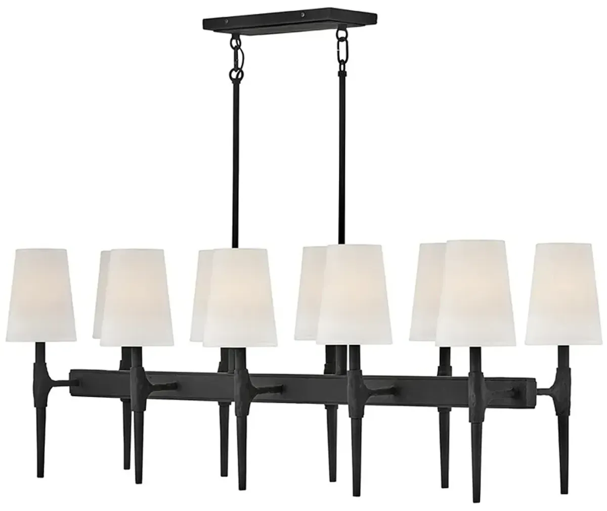 Beaumont 48" Wide Black Chandelier by Hinkley Lighting