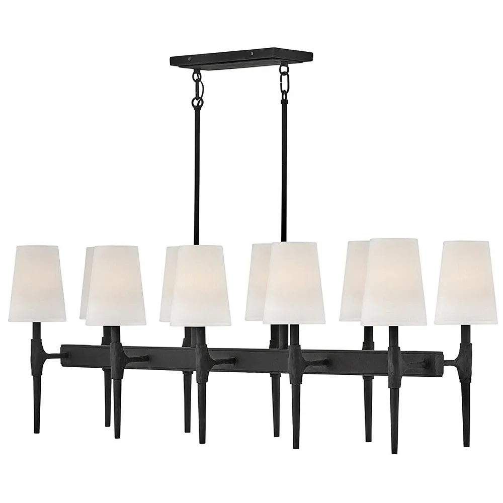 Beaumont 48" Wide Black Chandelier by Hinkley Lighting