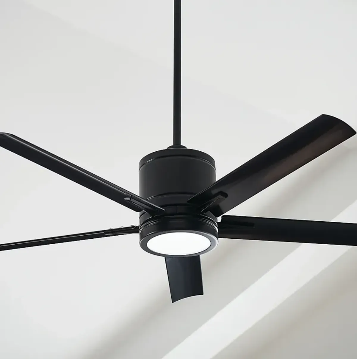 52" Hinkley Vail Matte Black Smart LED Outdoor Ceiling Fan