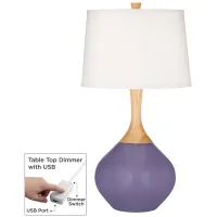 Purple Haze Wexler Table Lamp with Dimmer
