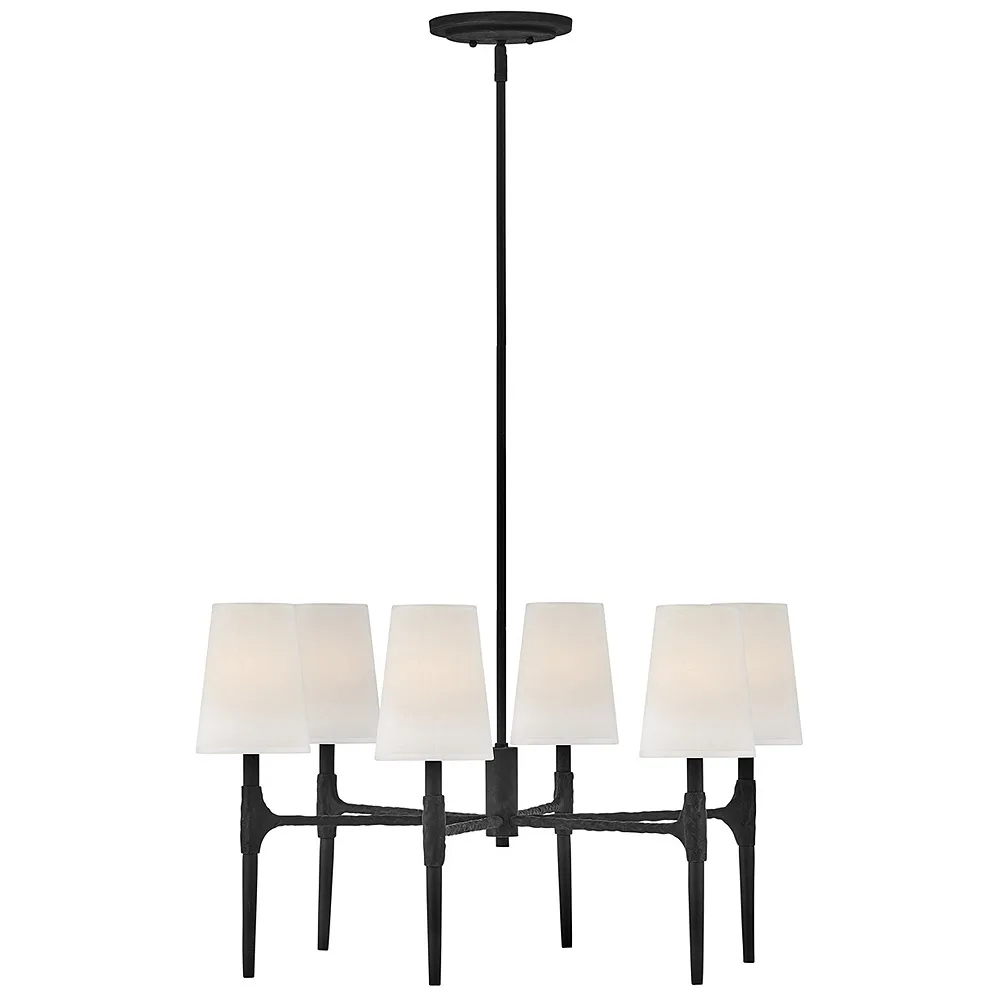 Beaumont 28" Wide Black Chandelier by Hinkley Lighting