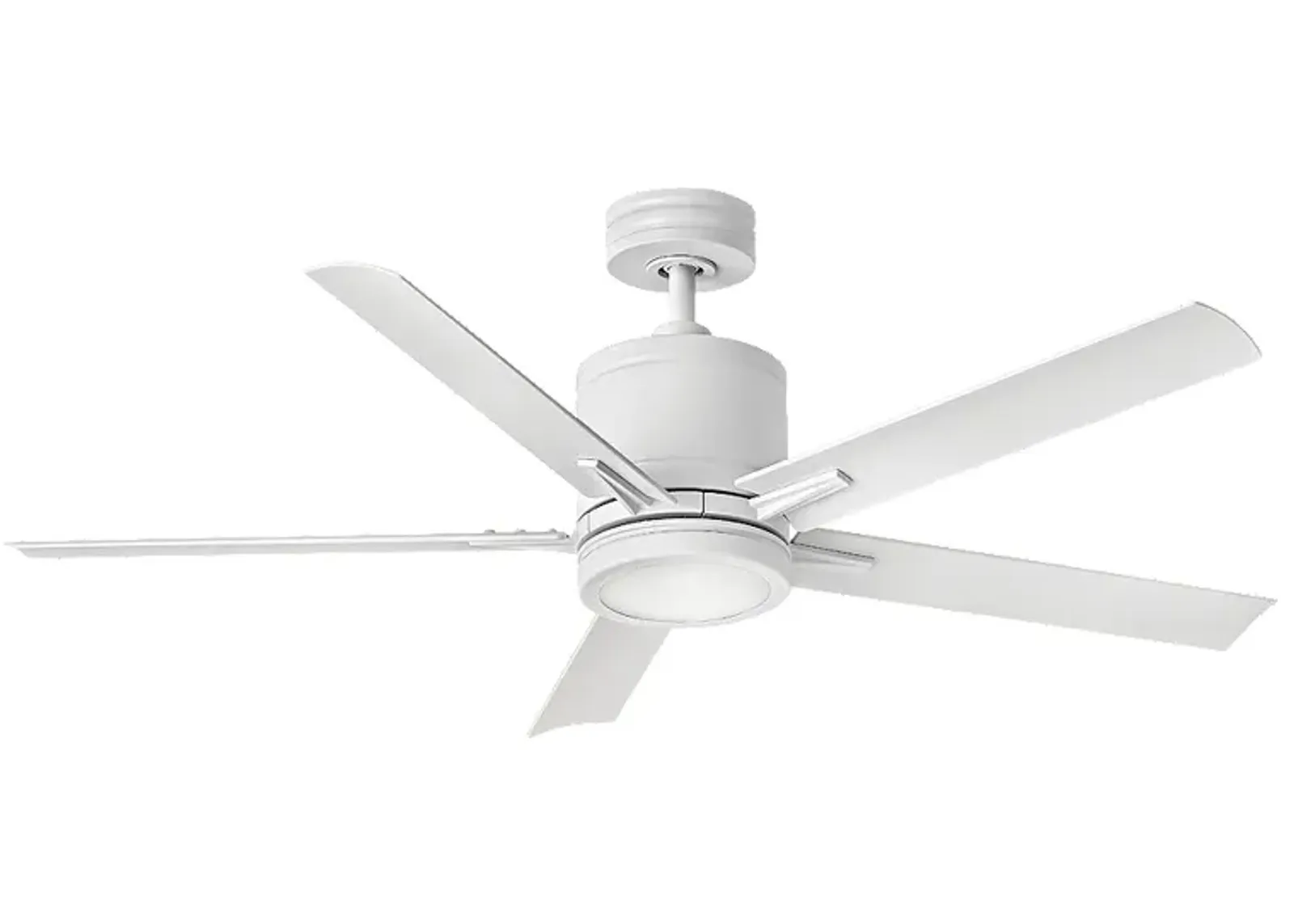 52" Hinkley Vail Matte White Smart LED Outdoor Ceiling Fan