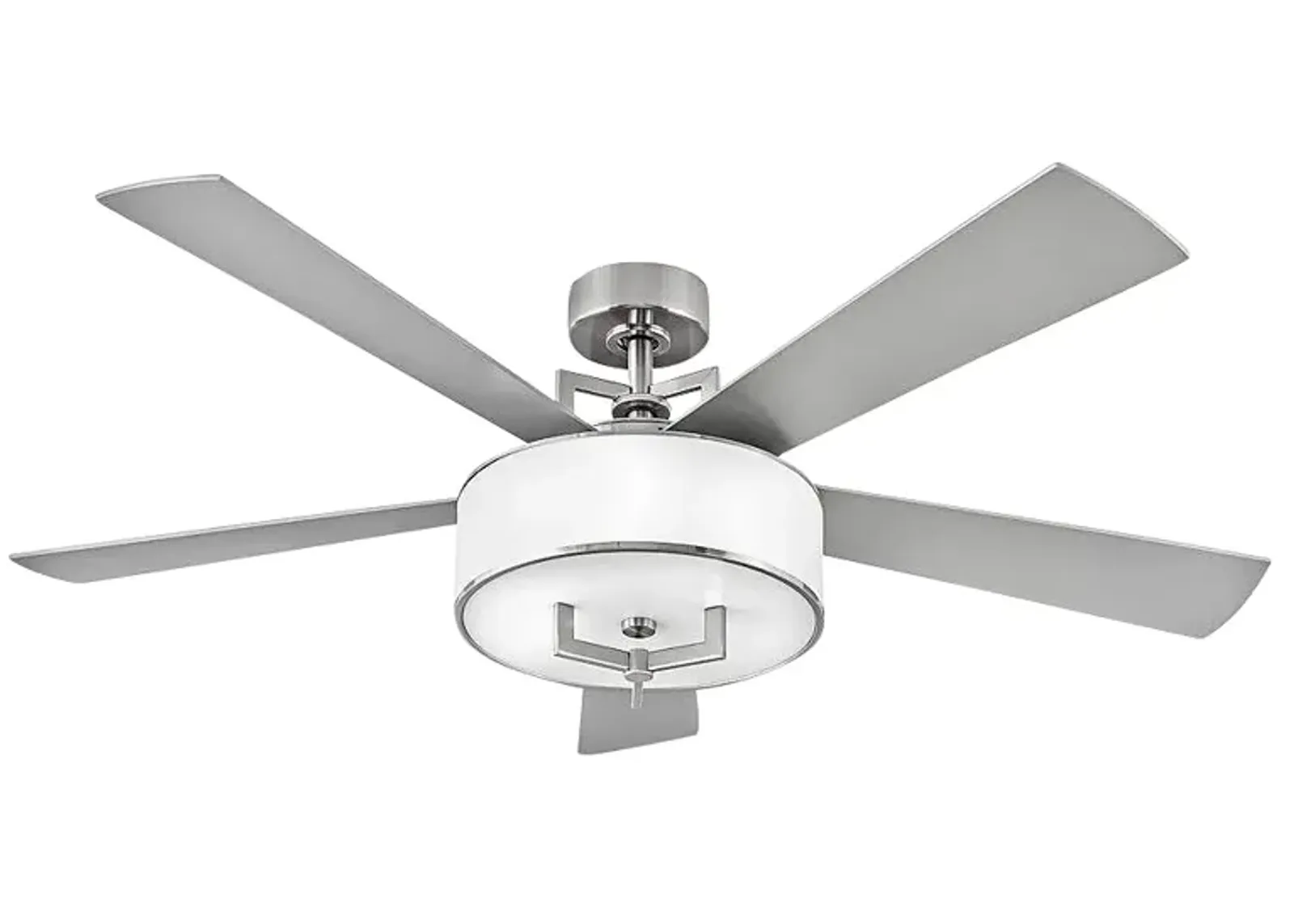 56" Hinkley Hampton Brushed Nickel LED Smart Ceiling Fan with Remote