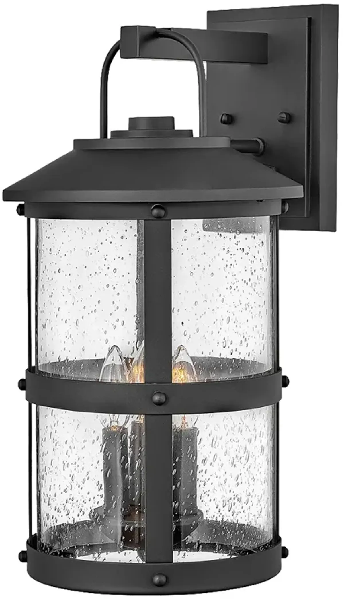 Lakehouse 19 3/4" High Black Outdoor Wall Light