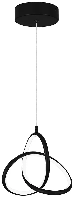 Illoria Integrated LED Matte Black Mini Pendant