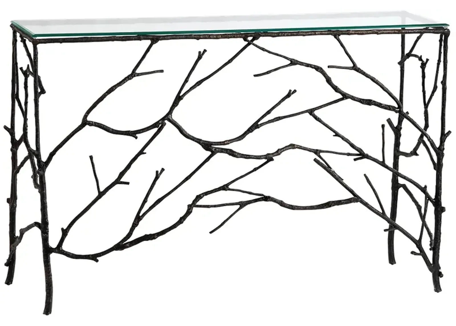 Crestview Collection Adeline Cast Metal Branch Console Table