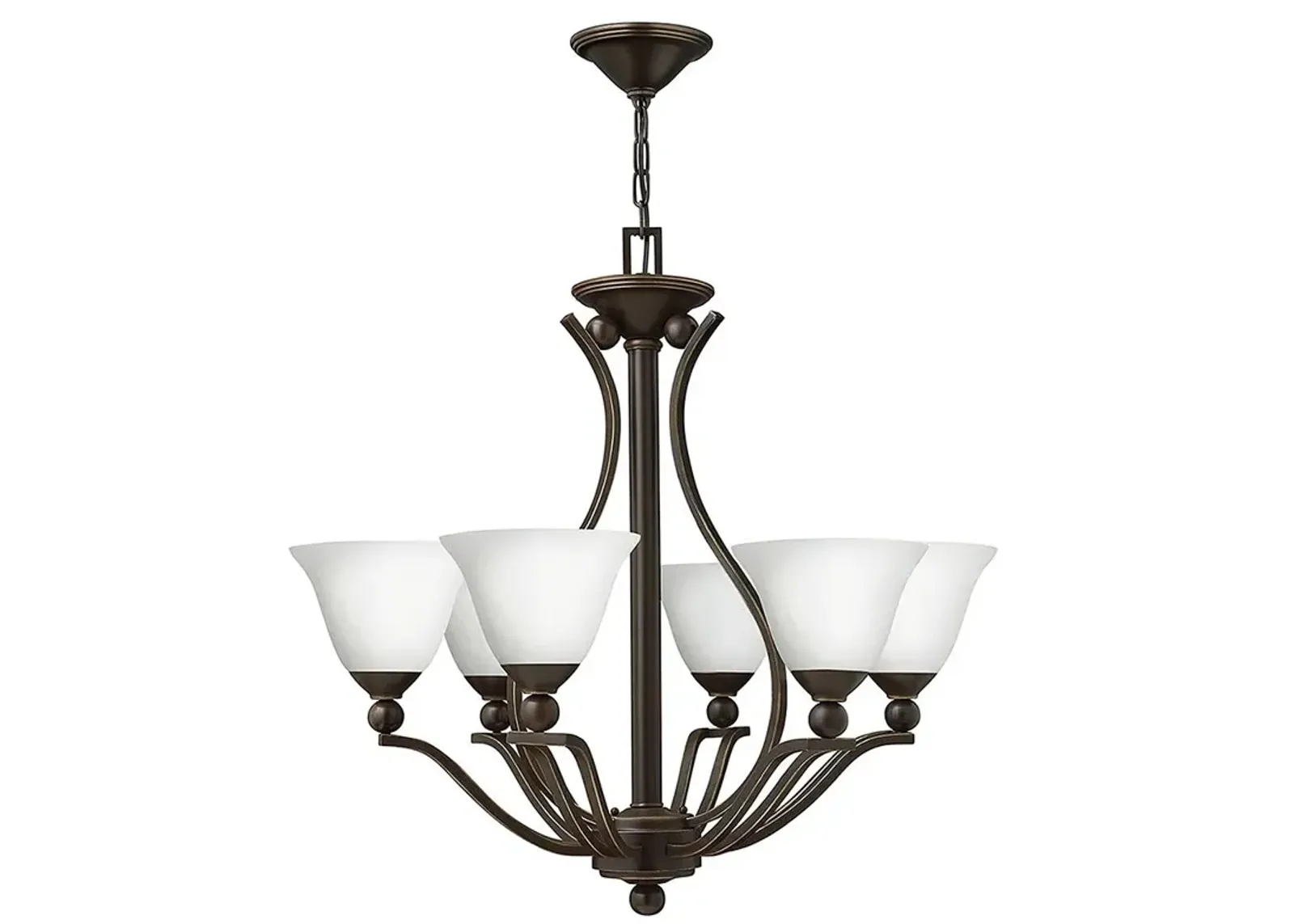 Bolla 29" Wide Bronze Chandelier by Hinkley Lighting