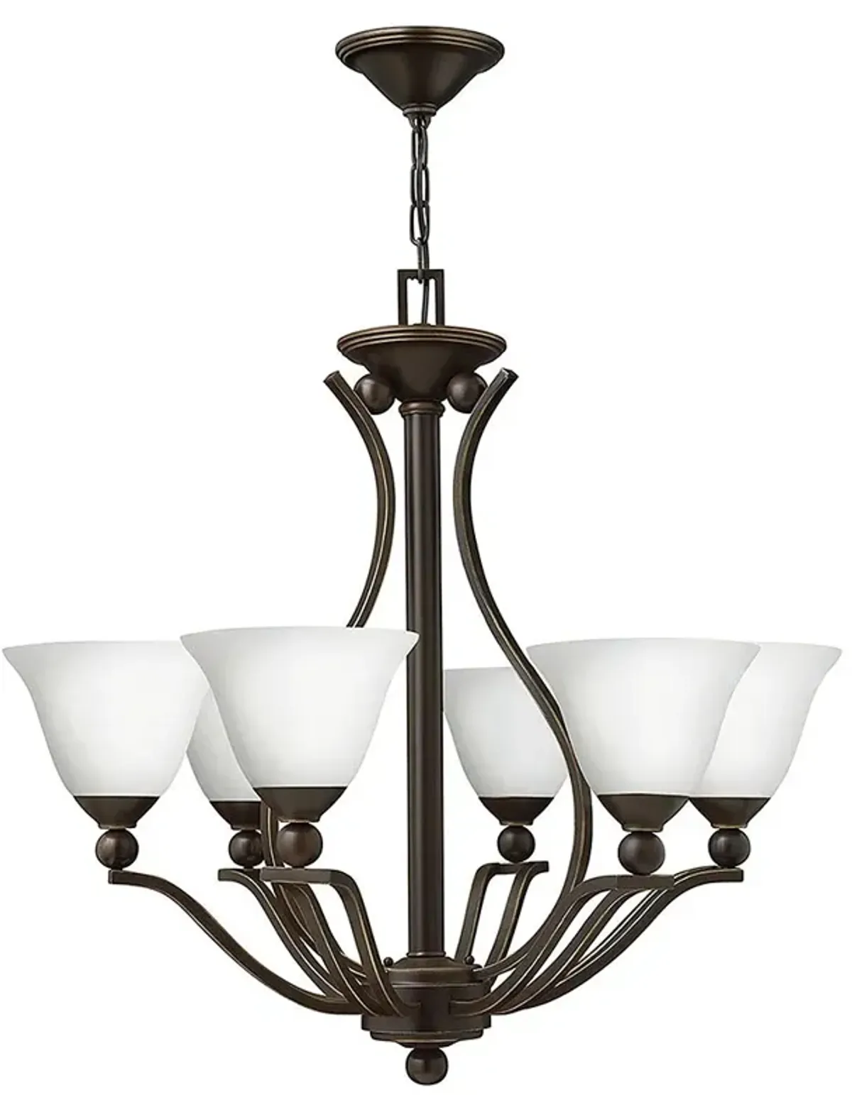 Hinkley Bolla 29" Wide Olde Bronze 6-Light Chandelier