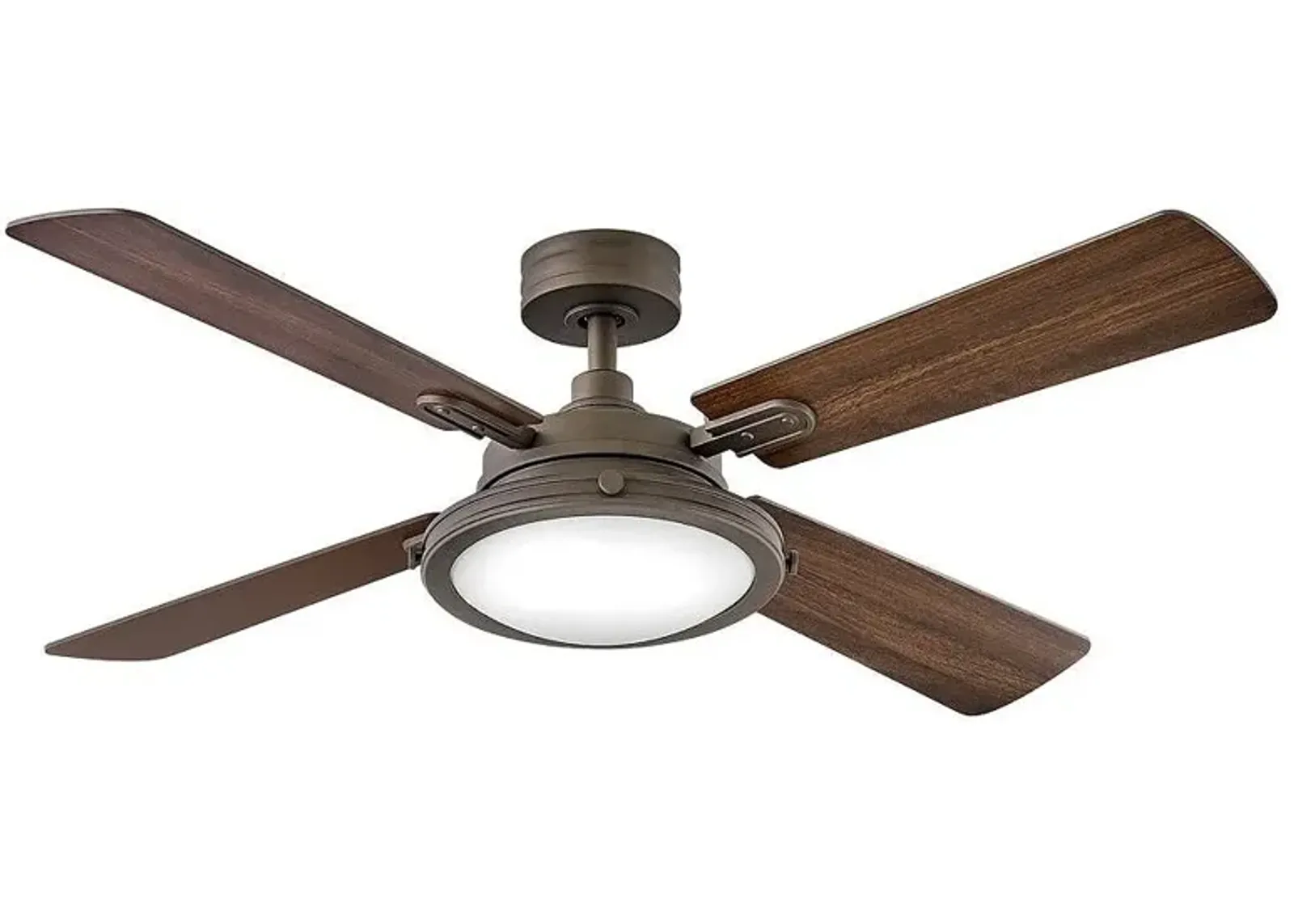 54" Hinkley Collier Matte Bronze LED Indoor Smart Ceiling Fan