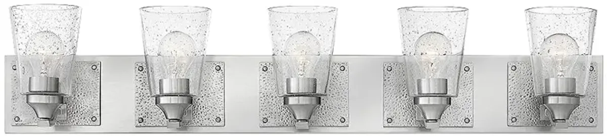 Hinkley Jackson 38 1/4"W Brushed Nickel 5-Light Bath Light