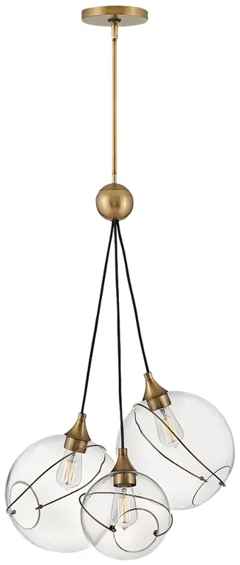 Pendant Skye-Three Light Pendant-Heritage Brass