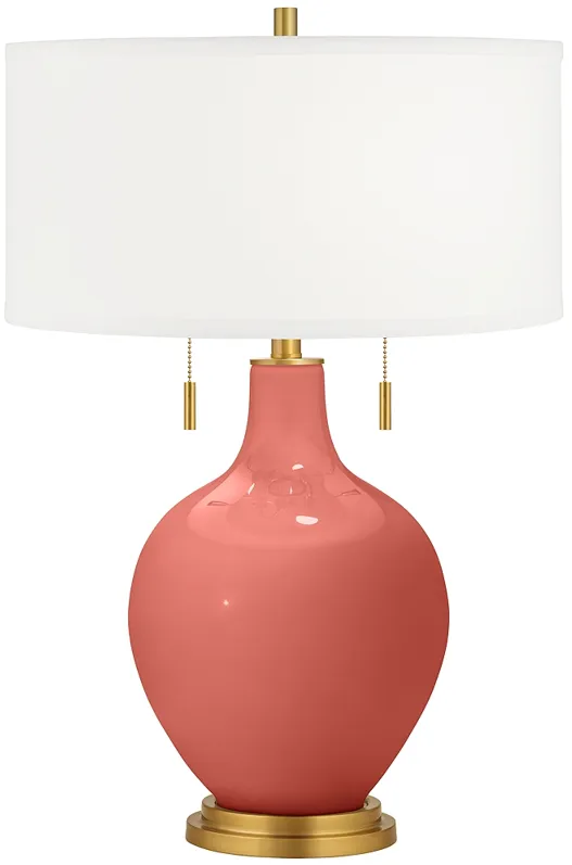 Coral Reef Toby Brass Accents Table Lamp