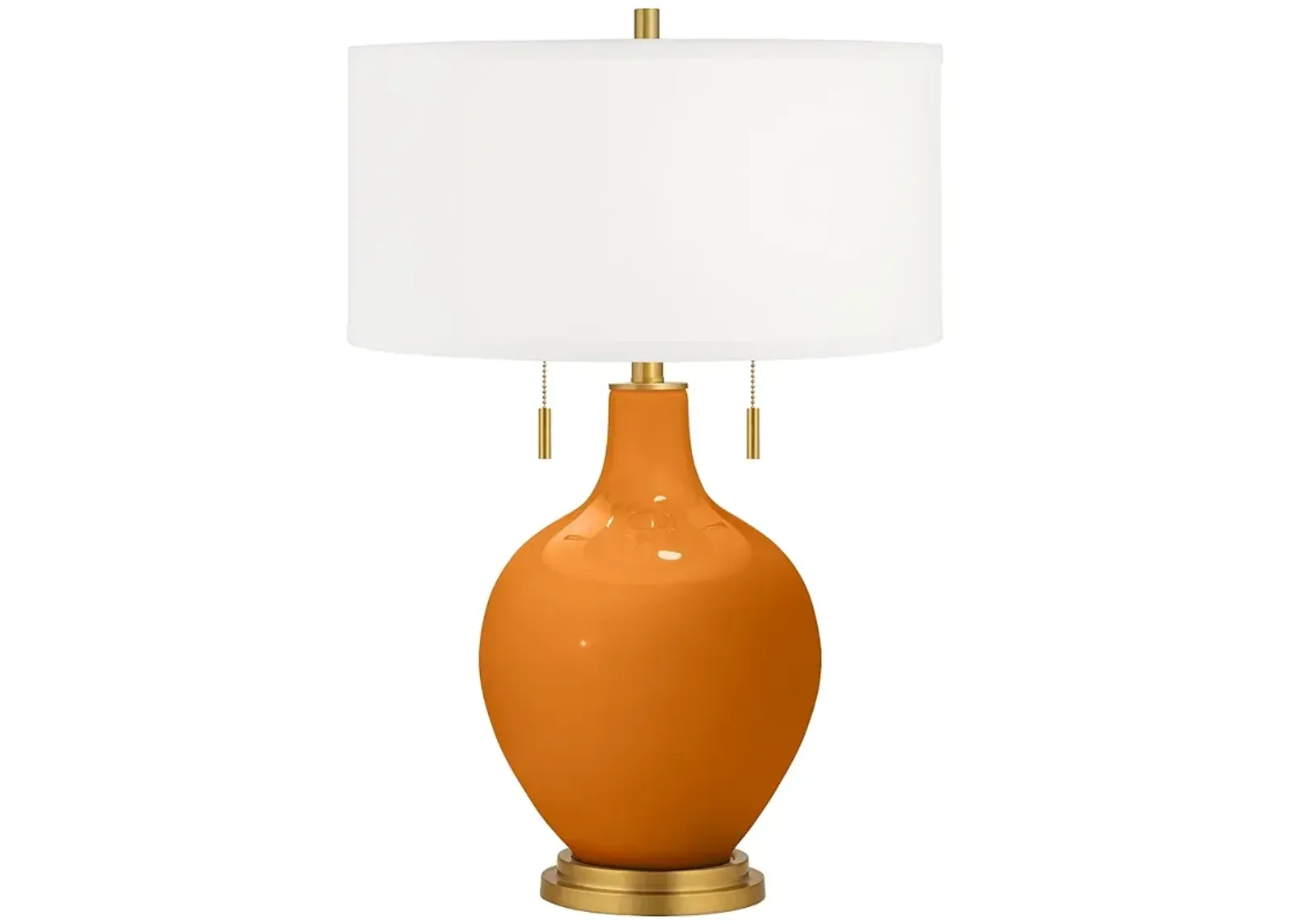 Cinnamon Spice Toby Brass Accents Table Lamp