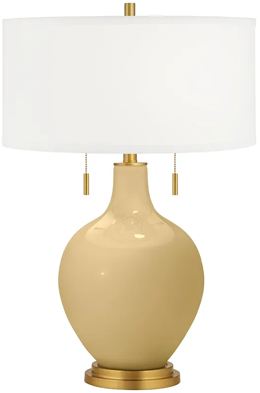 Humble Gold Toby Brass Accents Table Lamp