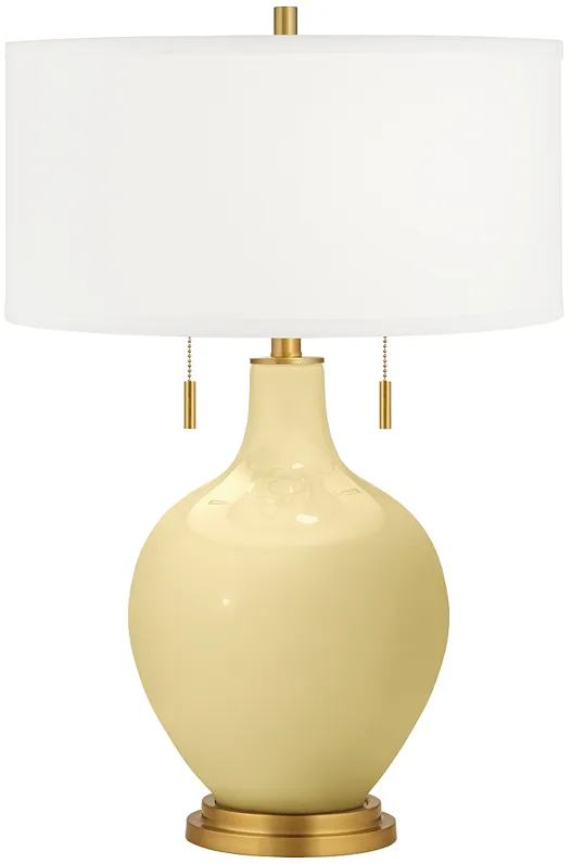 Butter Up Toby Brass Accents Table Lamp